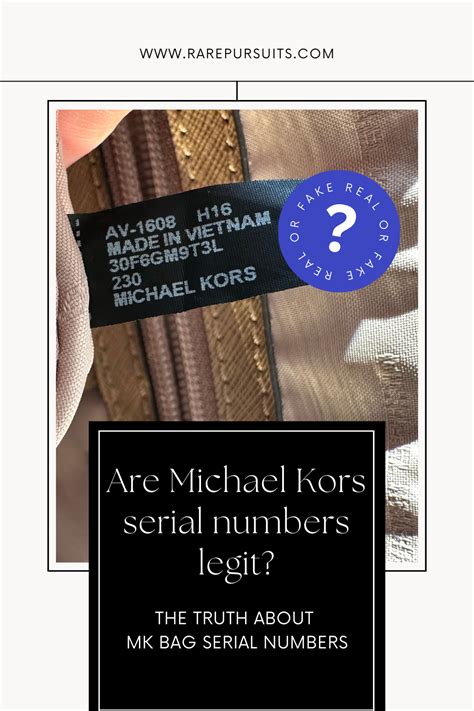 michael kors serial number|how to authenticate michael kors.